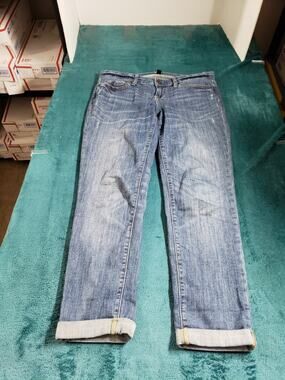 Gap Jeans Size 4 Womens Blue Stretch Denim Pants Ladies Mid Rise Boyfriend